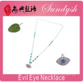 Evil Eye Jewelry handgemachte Glück Evil Eye Bedeutung Silber Halsketten
